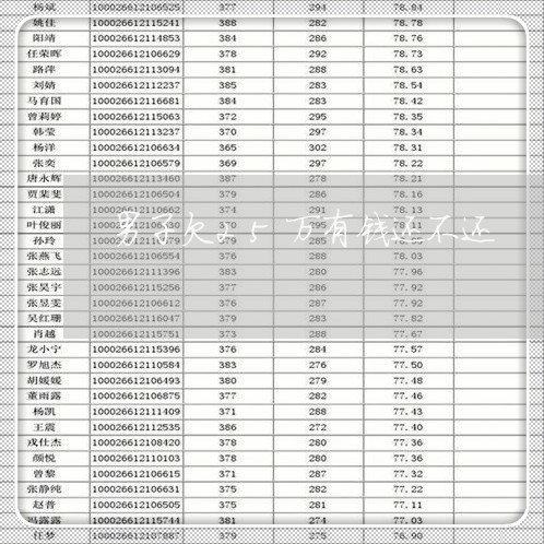 男子欠25万有钱还不还/2023110916826