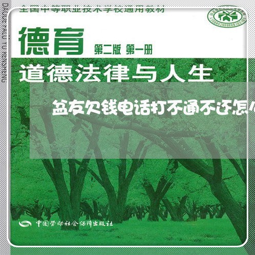 盆友欠钱电话打不通不还怎么办/2023120585848