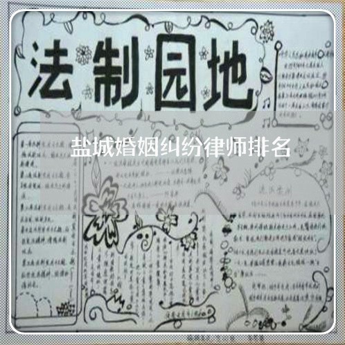 盐城婚姻纠纷律师排名/2023112508269