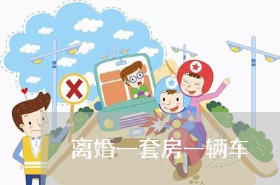 离婚一套房一辆车/2023092483038