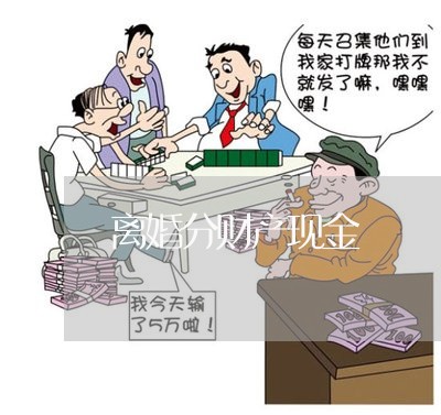 离婚分财产现金/2023121896030