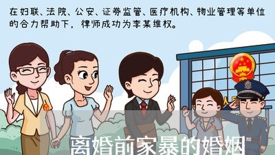 离婚前家暴的婚姻/2023100311703