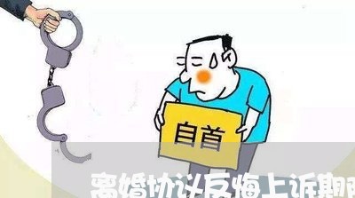 离婚协议反悔上诉期限/2023111892815