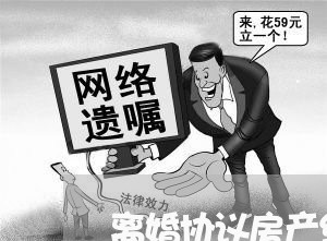 离婚协议房产给了弟弟/2023111883636