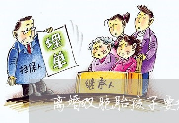 离婚双胞胎孩子要给谁/2023111781703