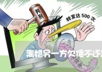 离婚另一方欠债不还怎么办/2023110906057