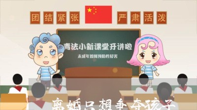 离婚只想争夺孩子/2023092818250