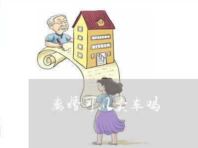 离婚可以卖车吗/2023121628363