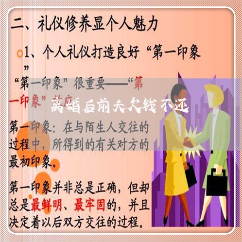 离婚后前夫欠钱不还/2023111558269