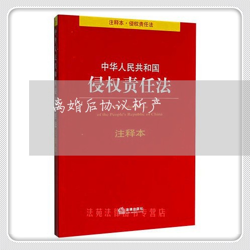 离婚后协议析产/2023111728268