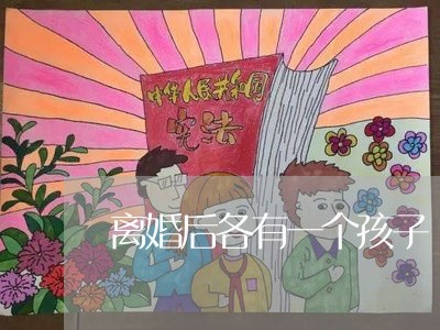 离婚后各有一个孩子/2023110472504