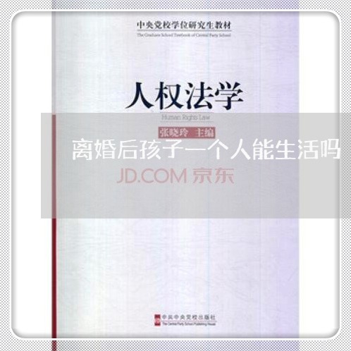 离婚后孩子一个人能生活吗/2023111765026