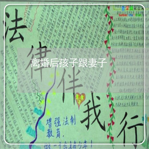 离婚后孩子跟妻子/2023092552617