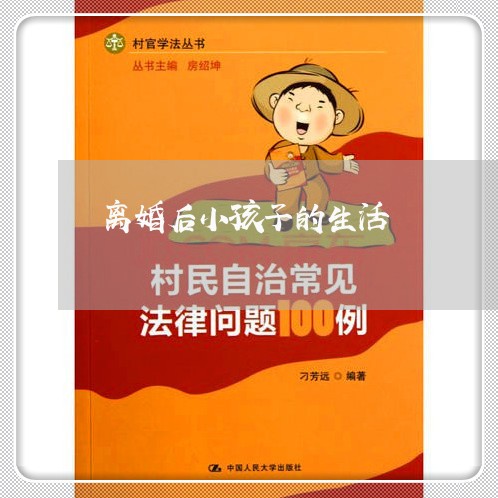 离婚后小孩子的生活/2023110449401