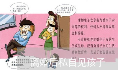 离婚后私自见孩子/2023092693936