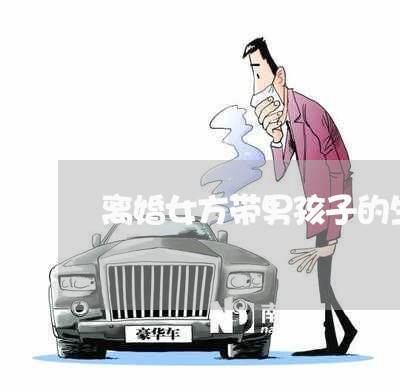 离婚女方带男孩子的生活/2023111626379