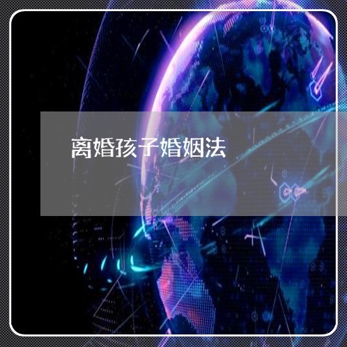 离婚孩子婚姻法/2023090606059