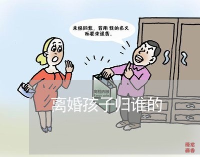 离婚孩子归谁的/2023090617128