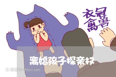 离婚孩子探亲权/2023121596038