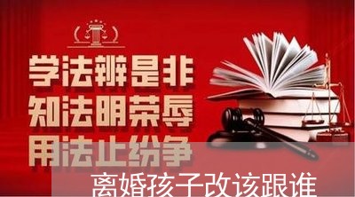 离婚孩子改该跟谁/2023092650501