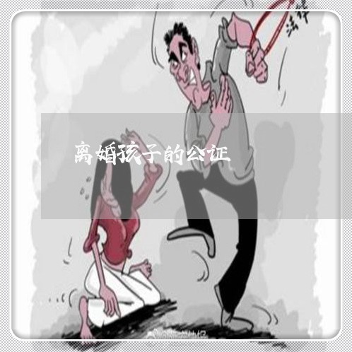 离婚孩子的公证/2023121742047