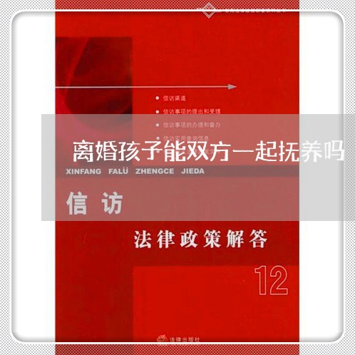 离婚孩子能双方一起抚养吗/2023111647360