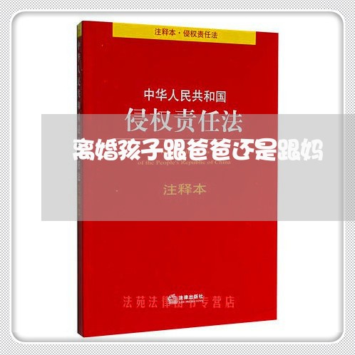 离婚孩子跟爸爸还是跟妈/2023111618351