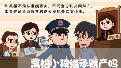 离婚小孩继承财产吗/2023110982026