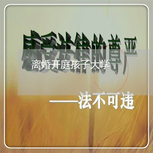 离婚开庭孩子大学/2023092941614