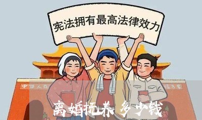 离婚抚养多少钱/2023090616958