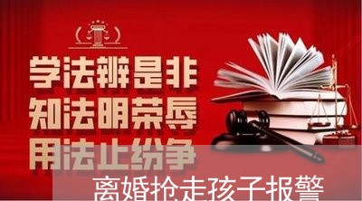 离婚抢走孩子报警/2023092841615