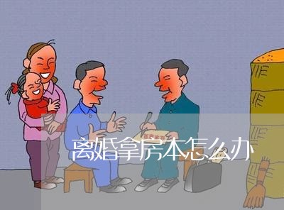 离婚拿房本怎么办/2023092415947