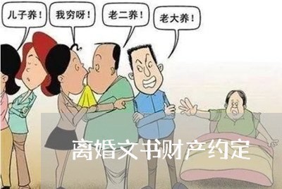 离婚文书财产约定/2023100295837