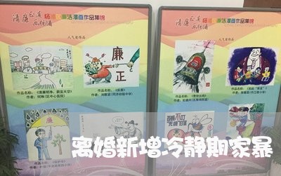 离婚新增冷静期家暴/2023110446039