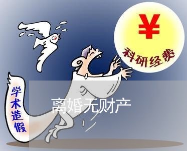 离婚无财产/2023081865715