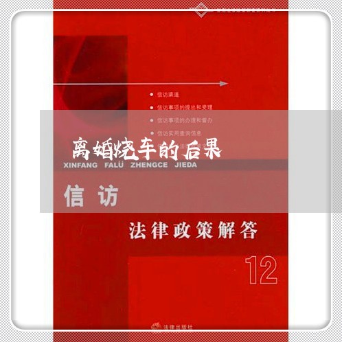 离婚烧车的后果/2023121693717