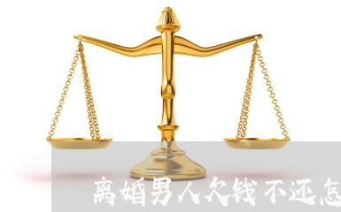 离婚男人欠钱不还怎么办/2023092194958