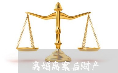 离婚离案后财产/2023090541694