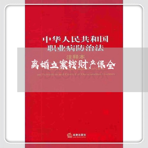 离婚立案钱财产保全/2023110632391