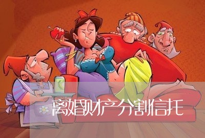 离婚财产分割信托/2023093094927