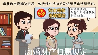 离婚财产归属规定/2023100294824