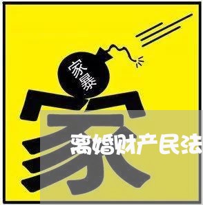 离婚财产民法典规定/2023110910471