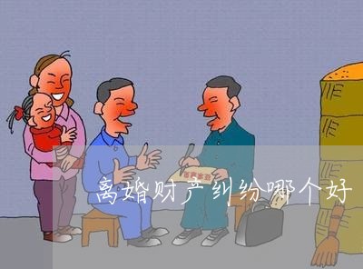 离婚财产纠纷哪个好/2023111029250