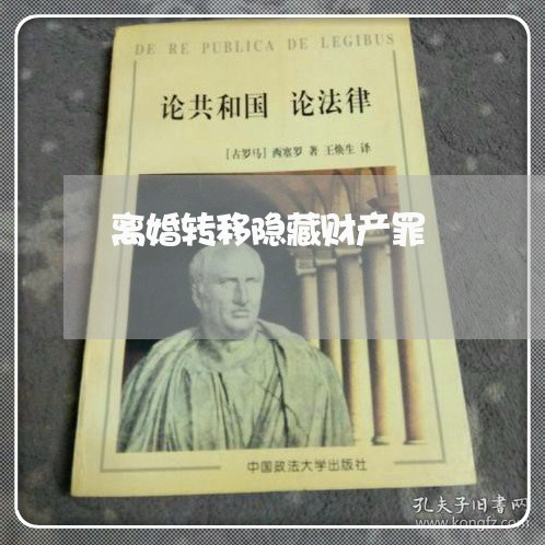 离婚转移隐藏财产罪/2023110905837