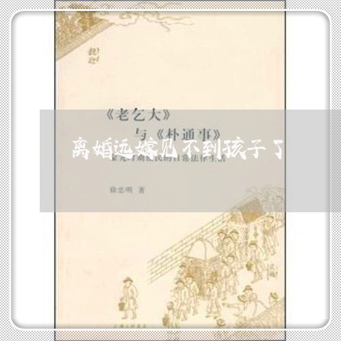 离婚远嫁见不到孩子了/2023111520502