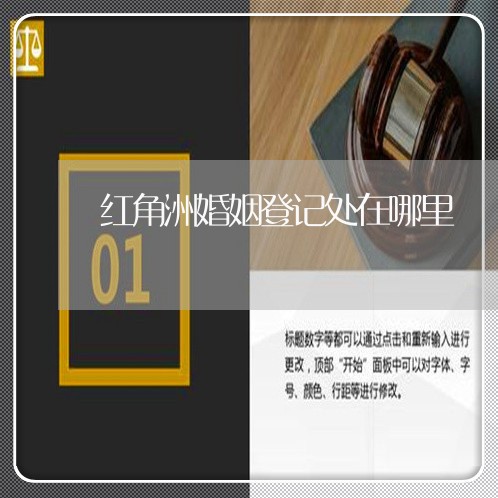 红角洲婚姻登记处在哪里/2023112805058