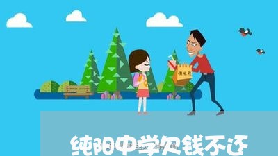 纯阳中学欠钱不还/2023111538258