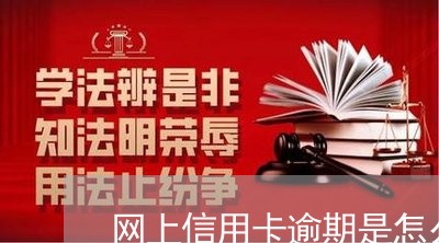 网上信用卡逾期是怎么处理/2023073149384