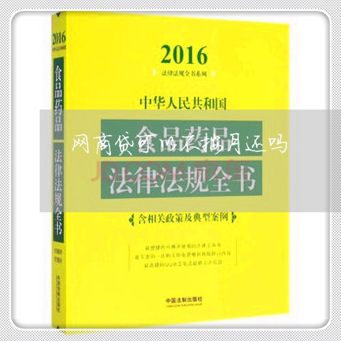 网商贷可以不按月还吗/2023111473717