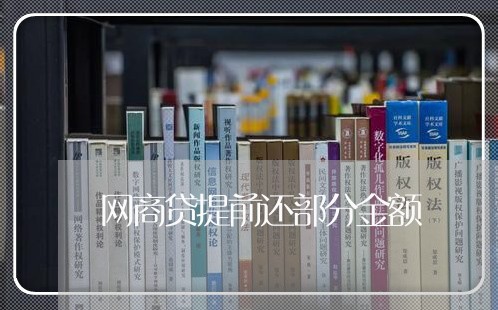 网商贷提前还部分金额/2023111548491